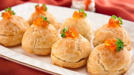 Профитроли с начинкой