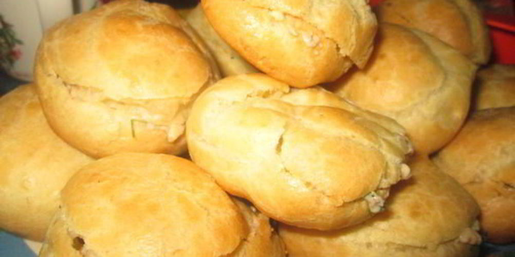 Рецепт профитролей с печеночной начинкой