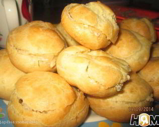 Профитроли с печеночной начинкой