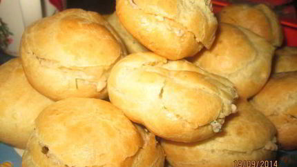 Профитроли с печеночной начинкой