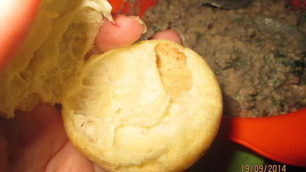 профитроли с печеночной начинкой