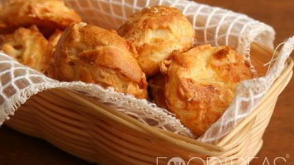 Профитроли с семгой