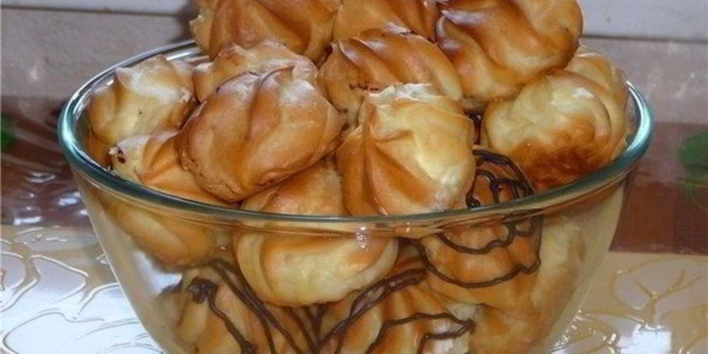 Рецепт профитролей с заварным кремом