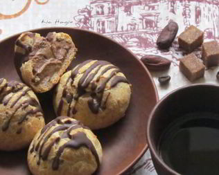 Шоколадные профитроли