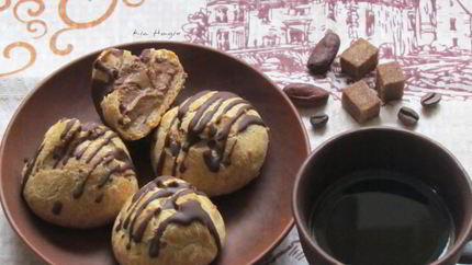 Шоколадные профитроли