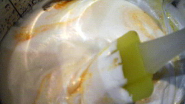 торт с профитролями и хурмой