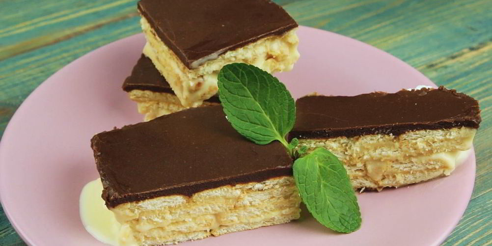 Рецепт торта-эклера без выпечки