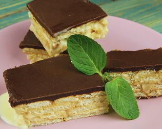 Торт-эклер без выпечки