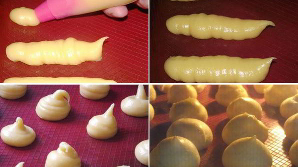 эклеры с масляно-заварным кремом