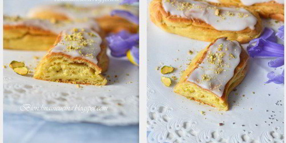 Рецепт эклеров с заварным фисташковым кремом