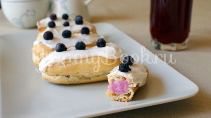 Эклеры с заварным кремом