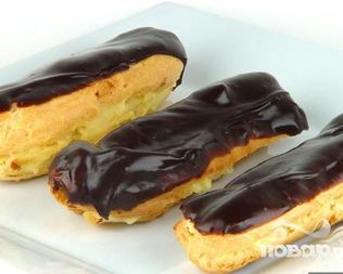 Эклеры шоколадные