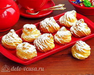 Эклеры со сливочно-сметанным кремом