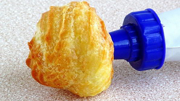 эклеры со сливочно-сметанным кремом