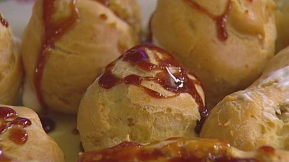 эклеры со сливочно-творожным кремом