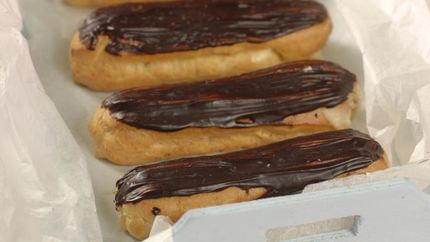 Эклеры со сливочным кремом