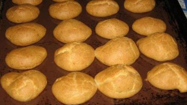заварные булочки с кремом