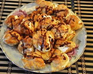 Заварные профитроли Глазированные