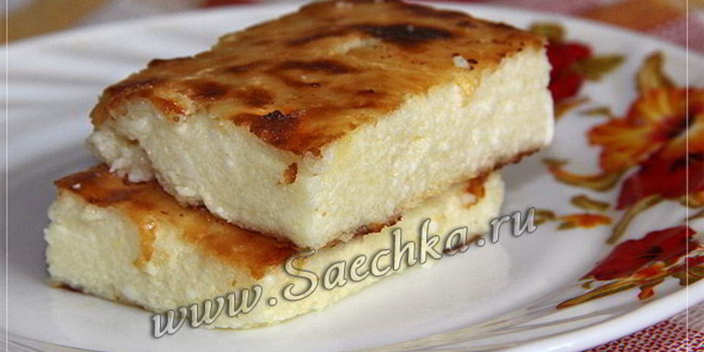 Рецепт детсадовской запеканки