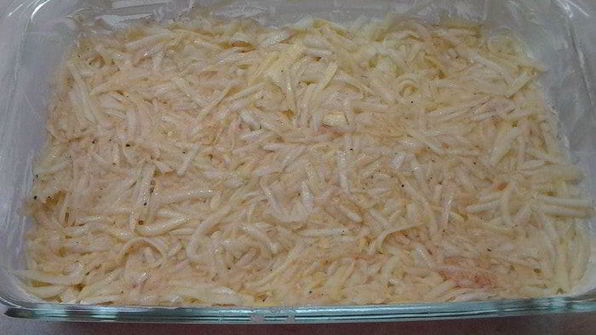 кабачково-картофельная запеканка