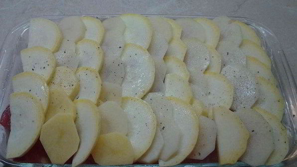 кабачково-картофельная запеканка