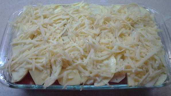 кабачково-картофельная запеканка