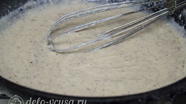 картофельная запеканка с соусом