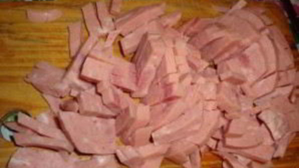 картофельная запеканка с ветчиной