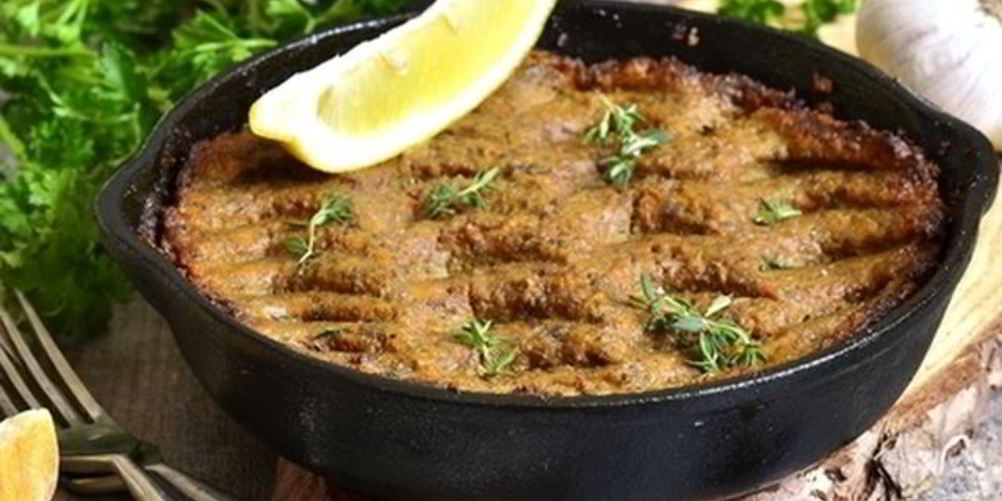 Рецепт печеночной запеканки-мусса с картофелем