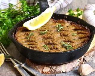 Печеночная запеканка-мусс с картофелем