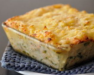 Рыбная запеканка с картофелем