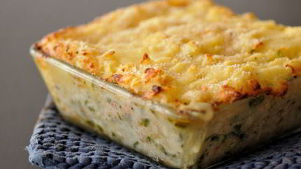 Рыбная запеканка с картофелем