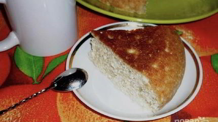 Творожная запеканка с отрубями