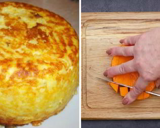 Творожная запеканка с тыквой