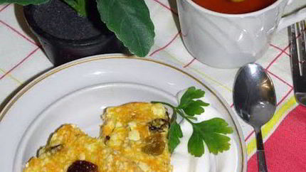 Творожно-морковная запеканка