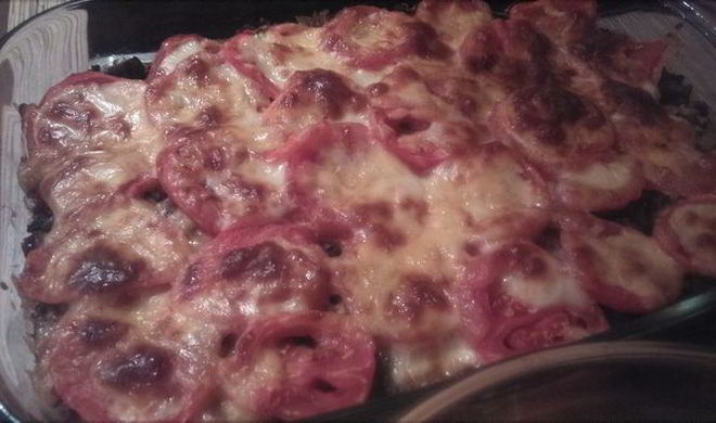 Запеканка из баклажан