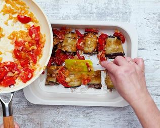 Запеканка из баклажанов с фаршем