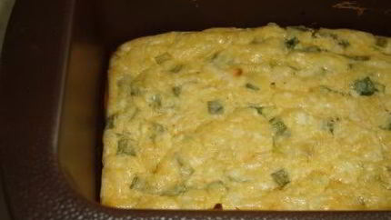 Запеканка из лаваша с сыром и зеленью