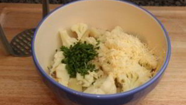 запеканка из цветной капусты и картофеля