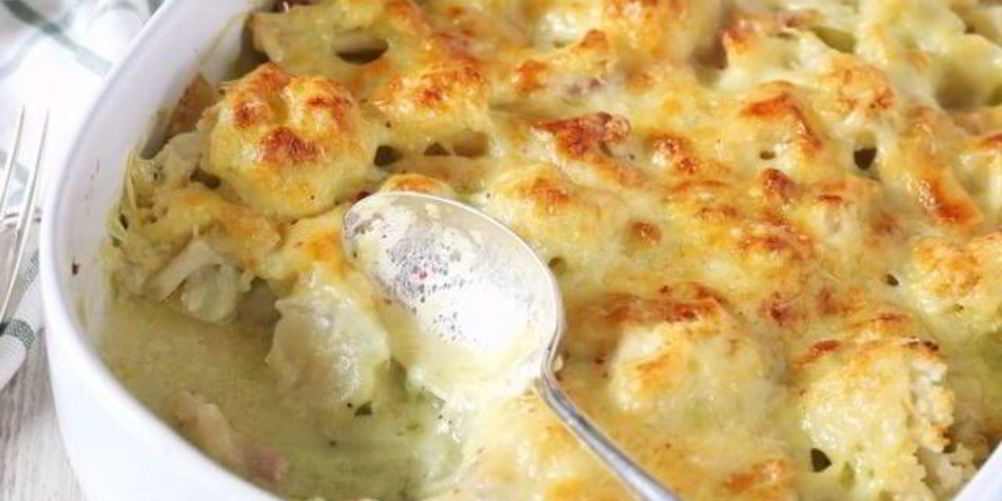 Рецепт запеканки из цветной капусты с сыром