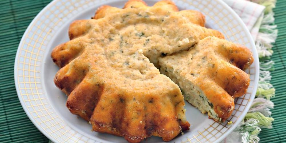 Рецепт запеканки из творога с зеленью