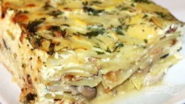 запеканка картофельная с курицей в духовке