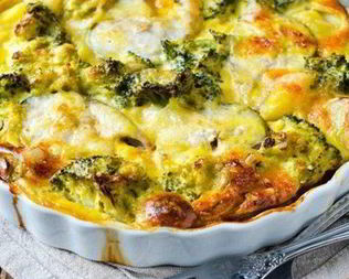 Запеканка с фаршем и овощами