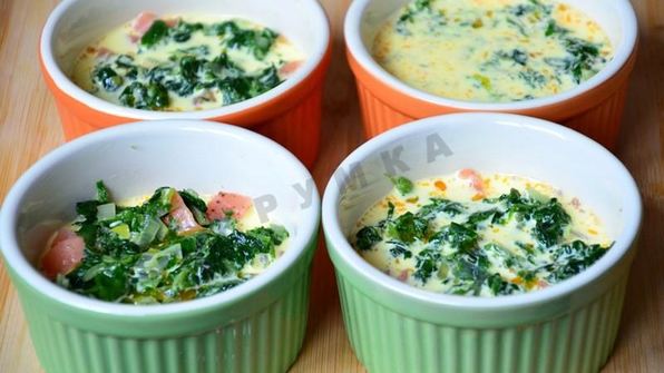 запеканка с семгой и картофельным пюре