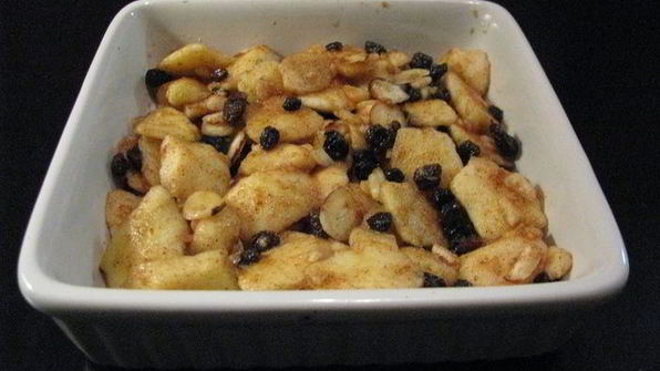 зимняя яблочная запеканка