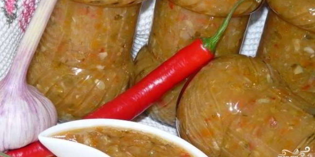 Рецепт аджики из кабачков с яблоками на зиму
