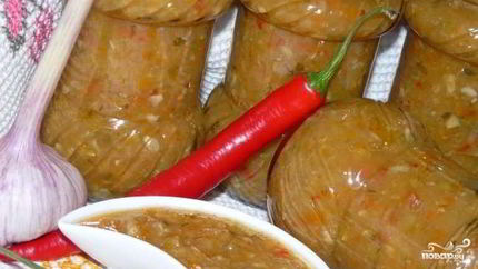 Аджика из кабачков с яблоками на зиму