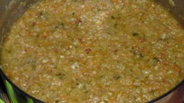 аджика из кабачков с яблоками на зиму