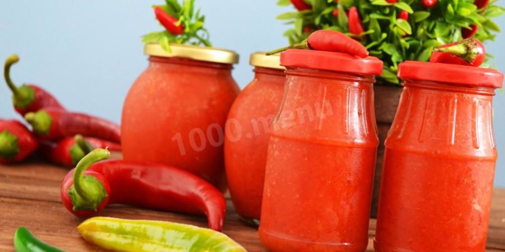 Рецепт аджики из красного перца без помидор