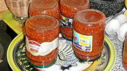 Аджика корейская на зиму